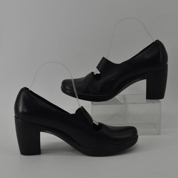 Dansko Tara Women Black Leather Mary Janes Sz 40 US 9.5 - 10 - Picture 7 of 13